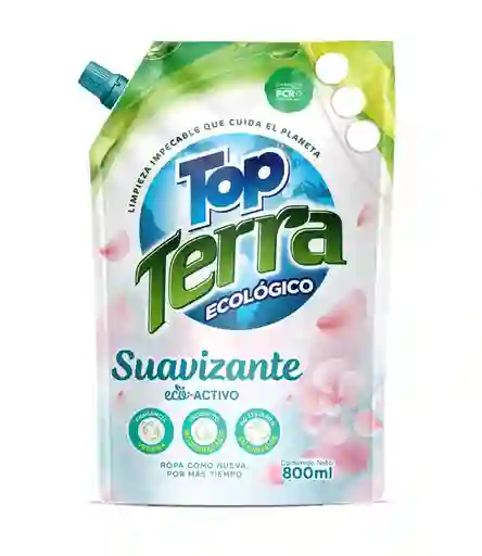Suavizante Top Terra Eco Activo Fragancia Vegana (800 Ml)