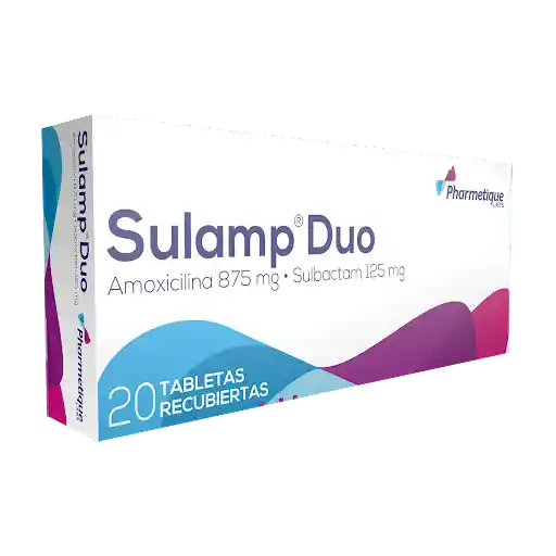 Sulamp Duo La Sante 875 Mg 20 Tabletas A