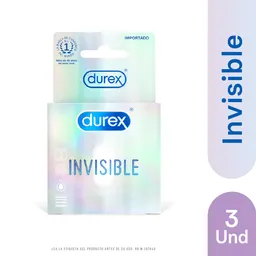 Durex Condones Sensitivo Invisible