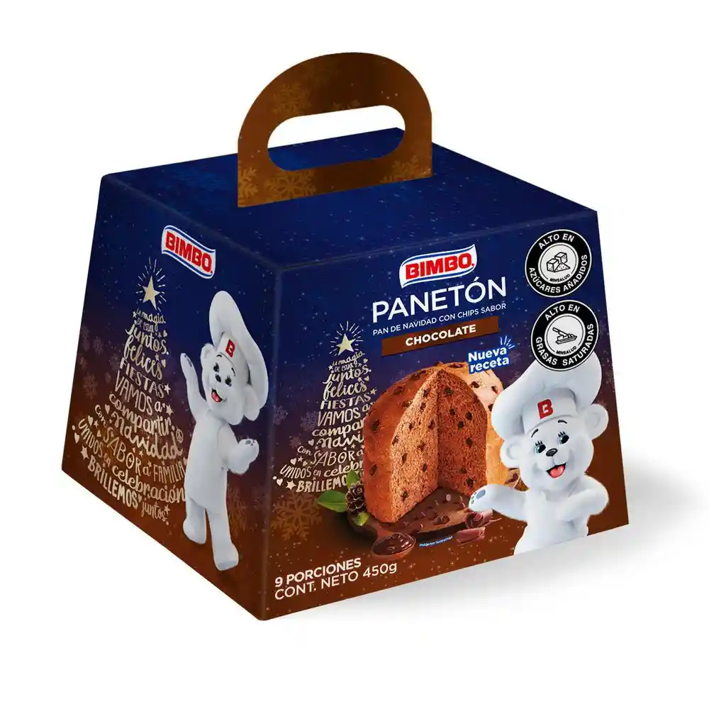 Bimbo Panetón con Chips de Chocolate 
