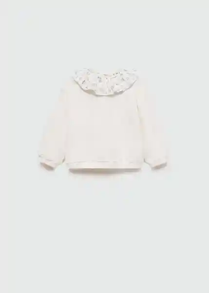 Sudadera Vilanova Offwhite Talla 67 Niños Mango