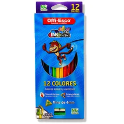 Offi-Esco Colores Inkreible Triangulares Suaves y Cremosos