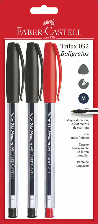 Faber Castell Boligrafo Trilux Surtidos