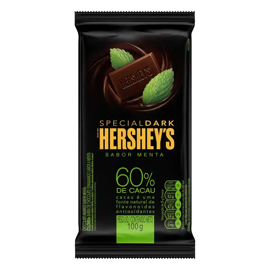   Hersheys  Chocolate Special Dark Menta 
