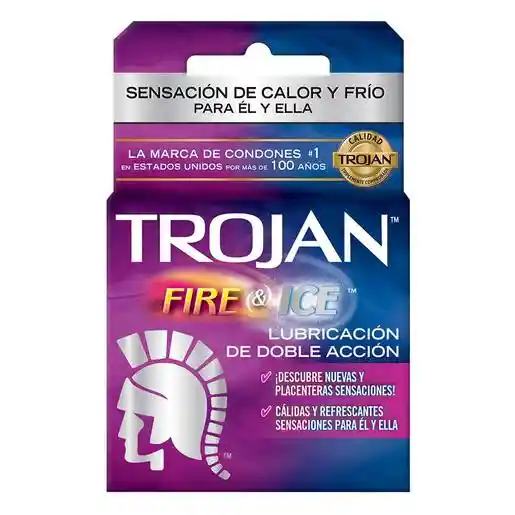 Trojan Condón Fire y Ice