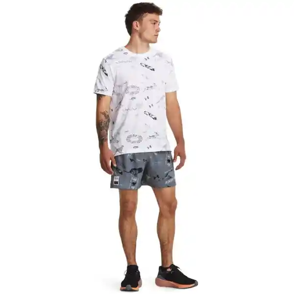 Under Armour Camiseta Run Like Tee Hombre Blanco MD 1379301-100