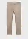 Pantalón Dublino Beige Talla 44 Hombre Mango