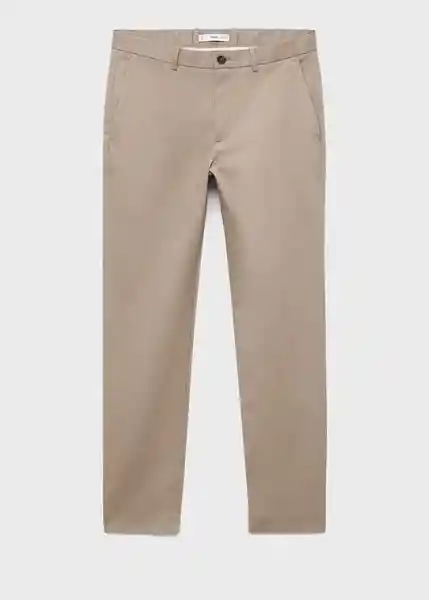 Pantalón Dublino Beige Talla 44 Hombre Mango