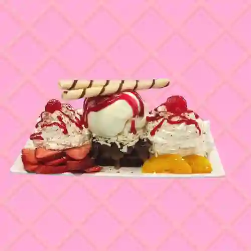 Brownie con Heldo y Queso