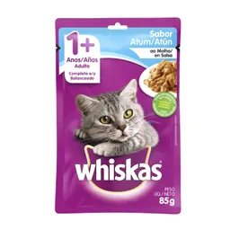 Whiskas alimento húmedo para gato adulto atun sobre 85 g