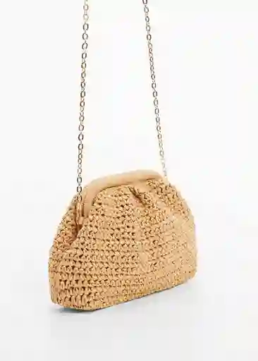 Bolso P Amalfi Beige Talla 99 Mujer Mango