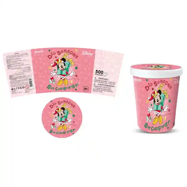 Rompecabezas Caja de Regalo de Minnie Disney Miniso