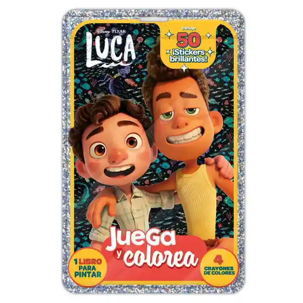 Disney Libro Luca Juega y Colorea