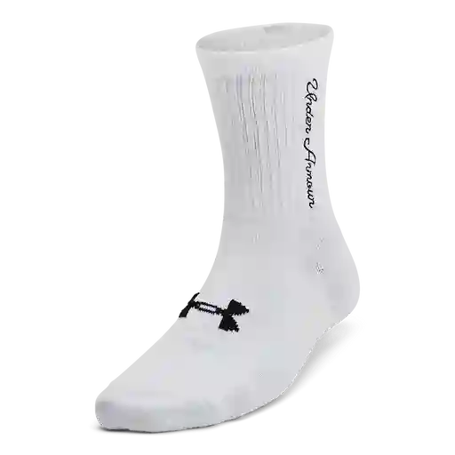 Under Armour Medias Essential Nv Mid Crew Mujer Blanco MD