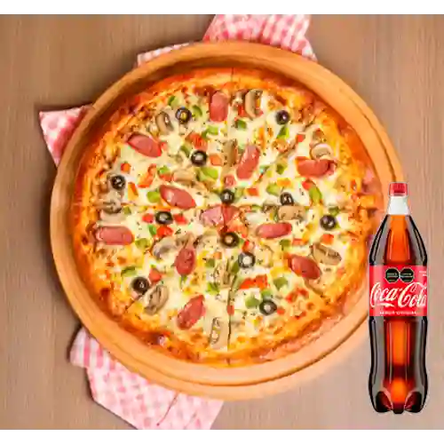 Combo Pizza Clásica Grande + Coca Cola Original 1.5 L