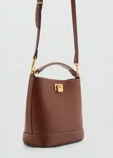 Bolso P Mike Cuero Talla 99 Mujer Mango