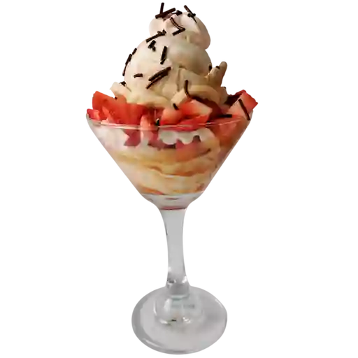 Fresas y banano caramelo