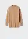 Saco Jersey Mollet Camel Talla 28 Mujer Mango