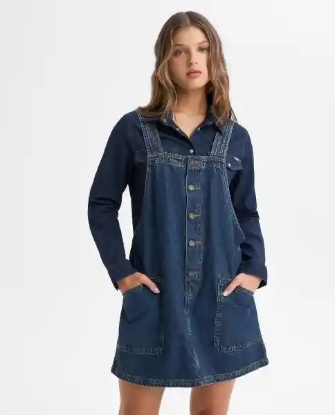 Vestido Mujer Azul Talla S 379G000_AZU174021 Americanino