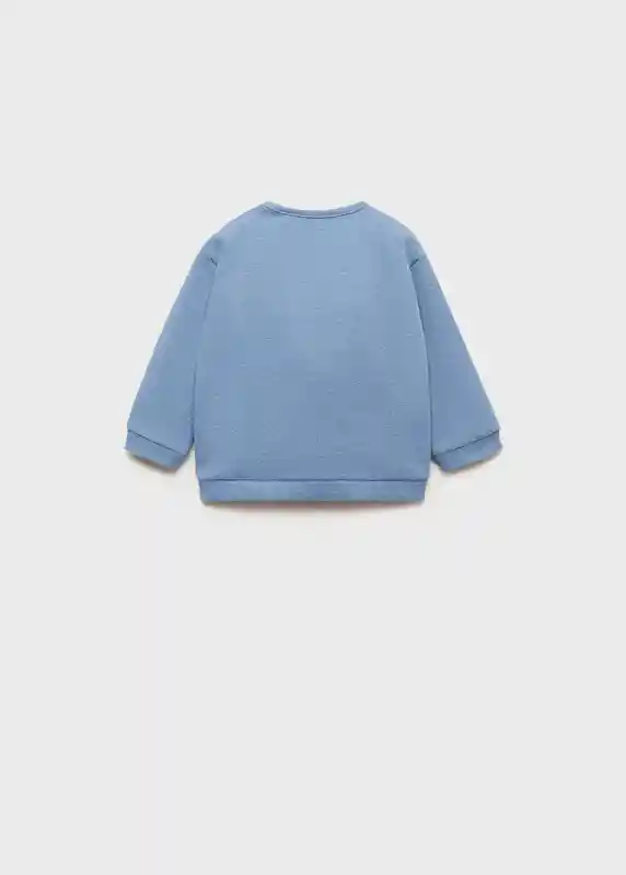 Sudadera Blues Azul Talla 66 Niños Mango