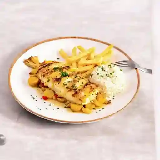 Filete de Róbalo Gratinado