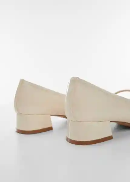 Zapatos Celia Beige Talla 42 Mujer Mango