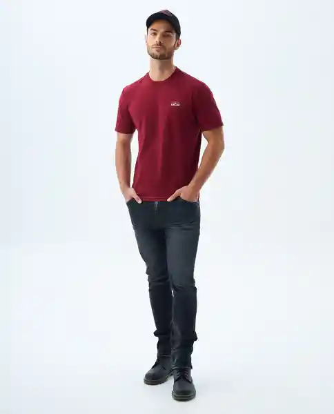 Camiseta Hombre Rojo Talla L 849F004 Americanino