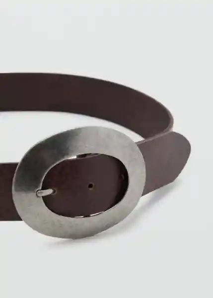 Cinturón Manuela Chocolate Talla M Mujer Mango