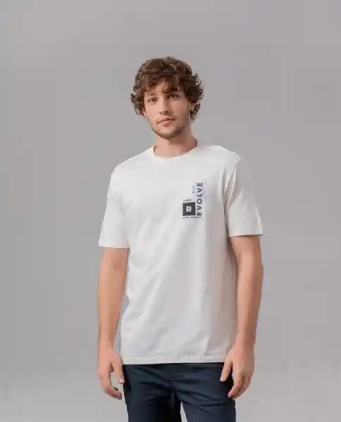 Camiseta Hombre Blanco XL 109F111_BLA114800 Rifle
