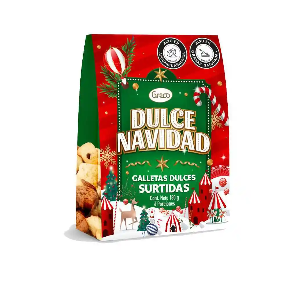 Greco Dulce Navidad Caja180 Gr