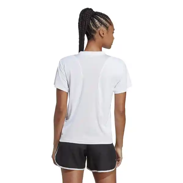 Adidas Camiseta Tee Para Mujer Blanco Talla L HZ0112