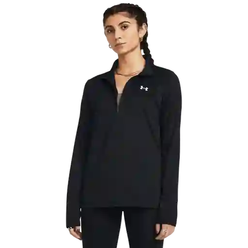 Under Armour Buzo Tech 1/2 Zip- Solid Mujer Negro MD