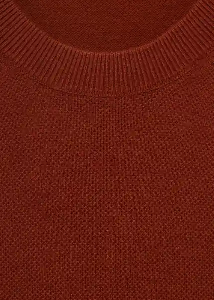 Camiseta Tricot Andrew Terracota Talla S Hombre Mango