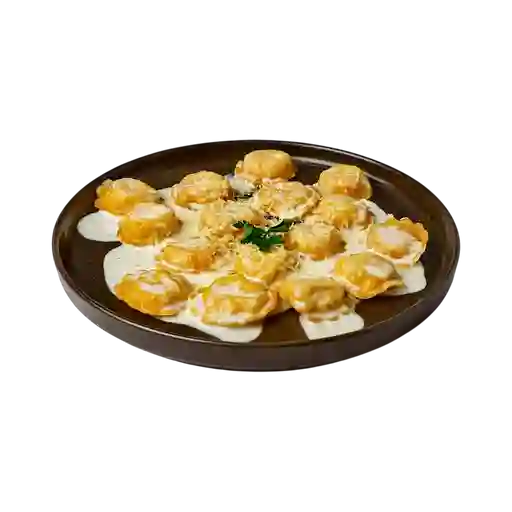 Ravioli Maíz en Salsa Alfredo