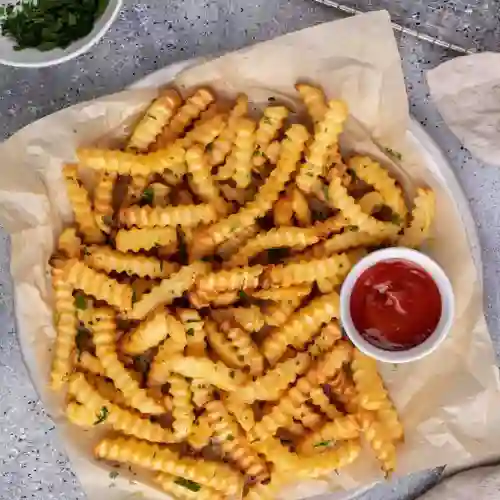 Papas a la Francesa Onduladas Grandes