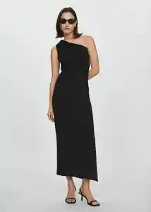 Vestido Naty Negro Talla 18 Mujer Mango