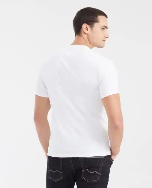 Camiseta Fine Clothing Masculino Blanco 0 Claro T M Chevignon
