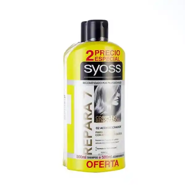 Syoss Shampoo Repara 7 + Acondicionador