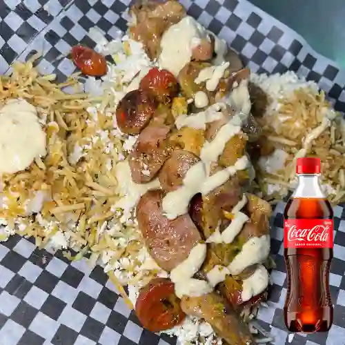 Combo Chuzo de Chorizo + Coca Cola Original 400 ml
