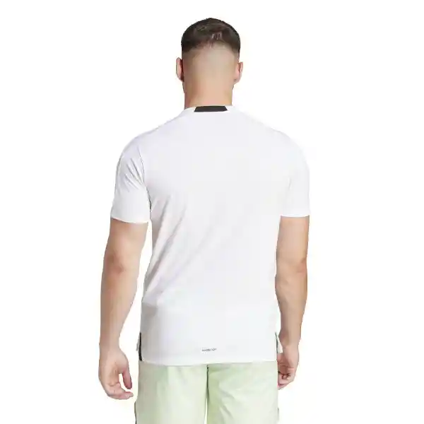 Adidas Camiseta D4t Tee Hombre Blanco L IS3808