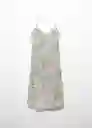 Vestido Adele-W Off White Talla XL Mujer Mango