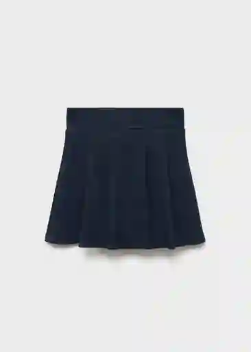 Falda Tab Navy Talla 08 Niña Mango