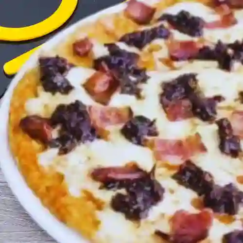 Pizza Tocineta Ciruela