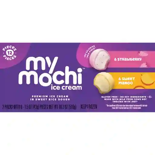 My Mochi Helado de Fresa y Mango