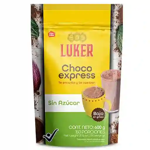 Luker Bebida Polvo Chocoexpress Sin Azúcar
