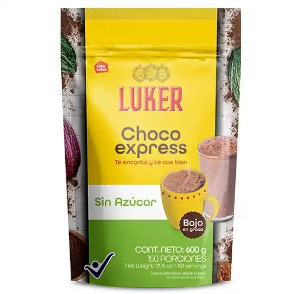 Luker Bebida Polvo Chocoexpress Sin Azúcar
