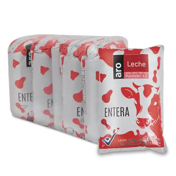 Aro Pack de Leche Entera Uat Uht
