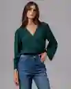 Camisa Mujer Verde Myrica Oscuro Talla S 66002 Rifle
