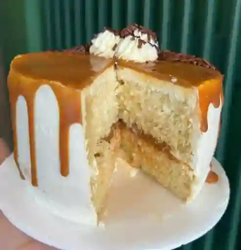 Torta Fria de 3 Leches con Arequipe