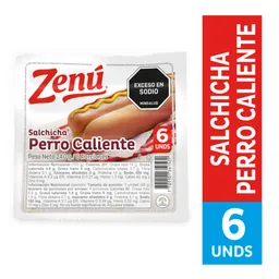 Zenú Salchicha para Perro Caliente